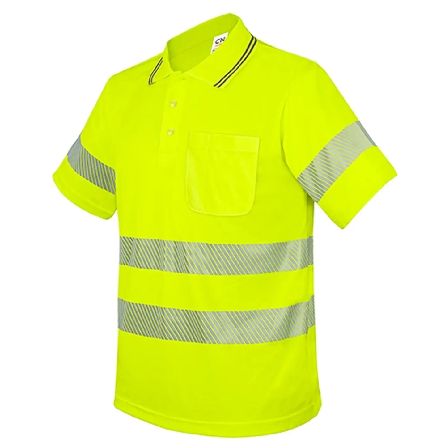 POLO COM BOLSO E FAIXAS REFLETORAS ELÁSTICAS “QVO” — 10954 4