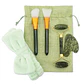 SET DE MASSAGEM FACIAL DE PEDRA NATURAL DE JADE 
