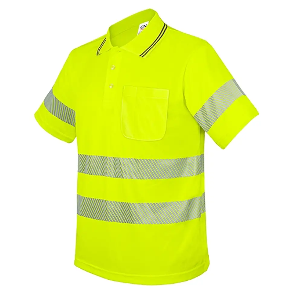 POLO COM BOLSO E FAIXAS REFLETORAS ELÁSTICAS “QVO” — 10954 5