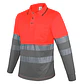 POLO DE MANGA COMPRIDA COM BOLSO E FAIXAS REFLETORAS “QVO” — 10961 - thumbnail 2