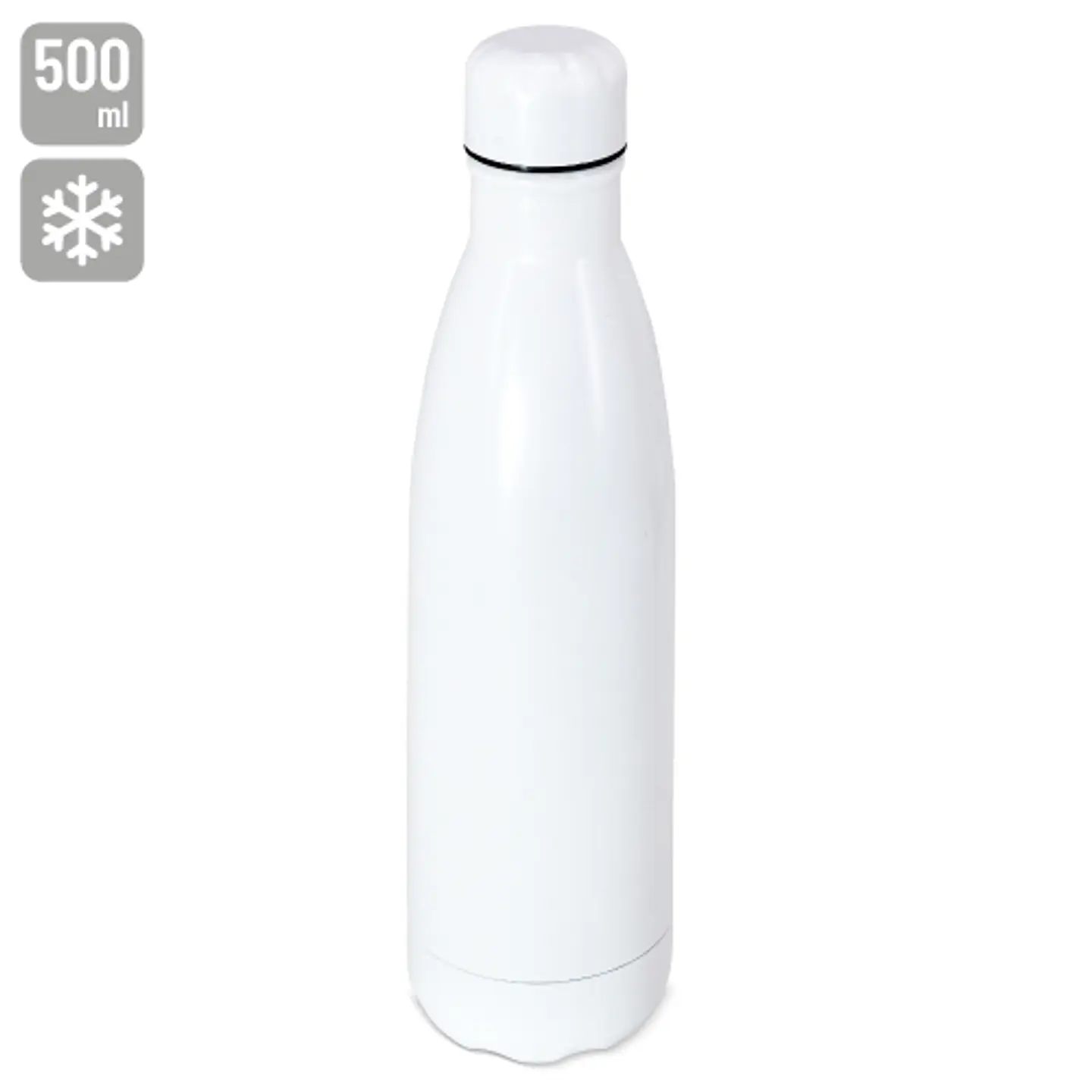 GARRAFA TÉRMICA DE DUPLA PAREDE PARA SUBLIMAÇÃO 500ML 