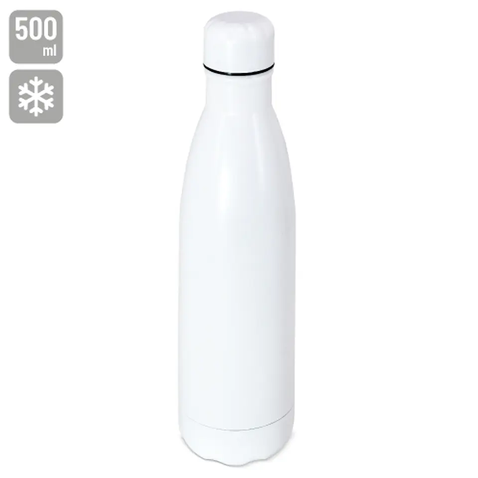 GARRAFA TÉRMICA DE DUPLA PAREDE PARA SUBLIMAÇÃO 500ML 