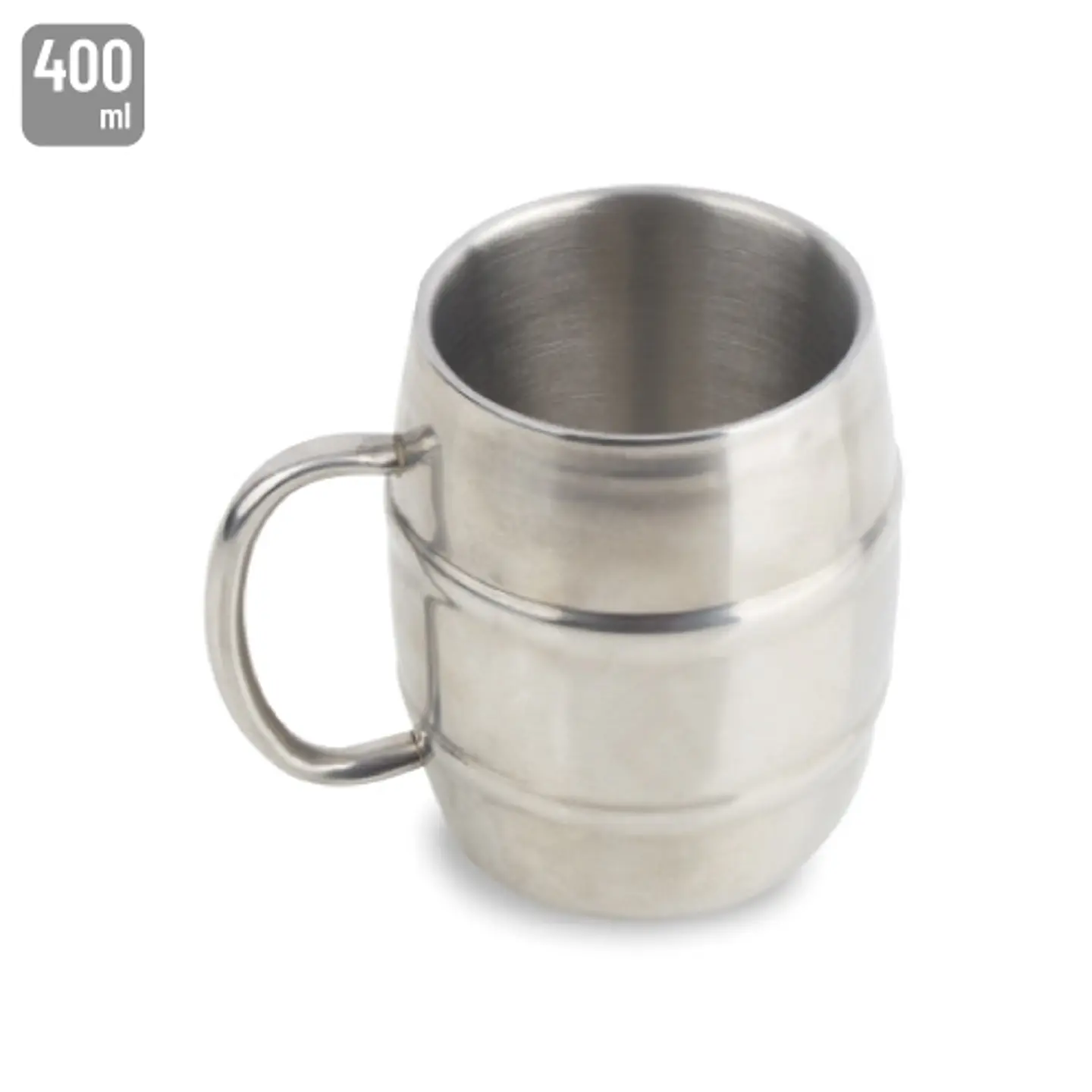 JARRA METAL INOXIDÁVEL DUPLA CAPA 400ML 