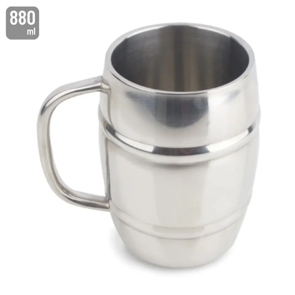 JARRA INOXIDÁVEL DUPLA CAPA 880ML 