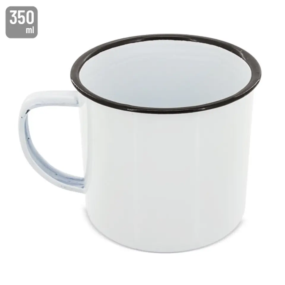 Mug metálica esmaltada 2