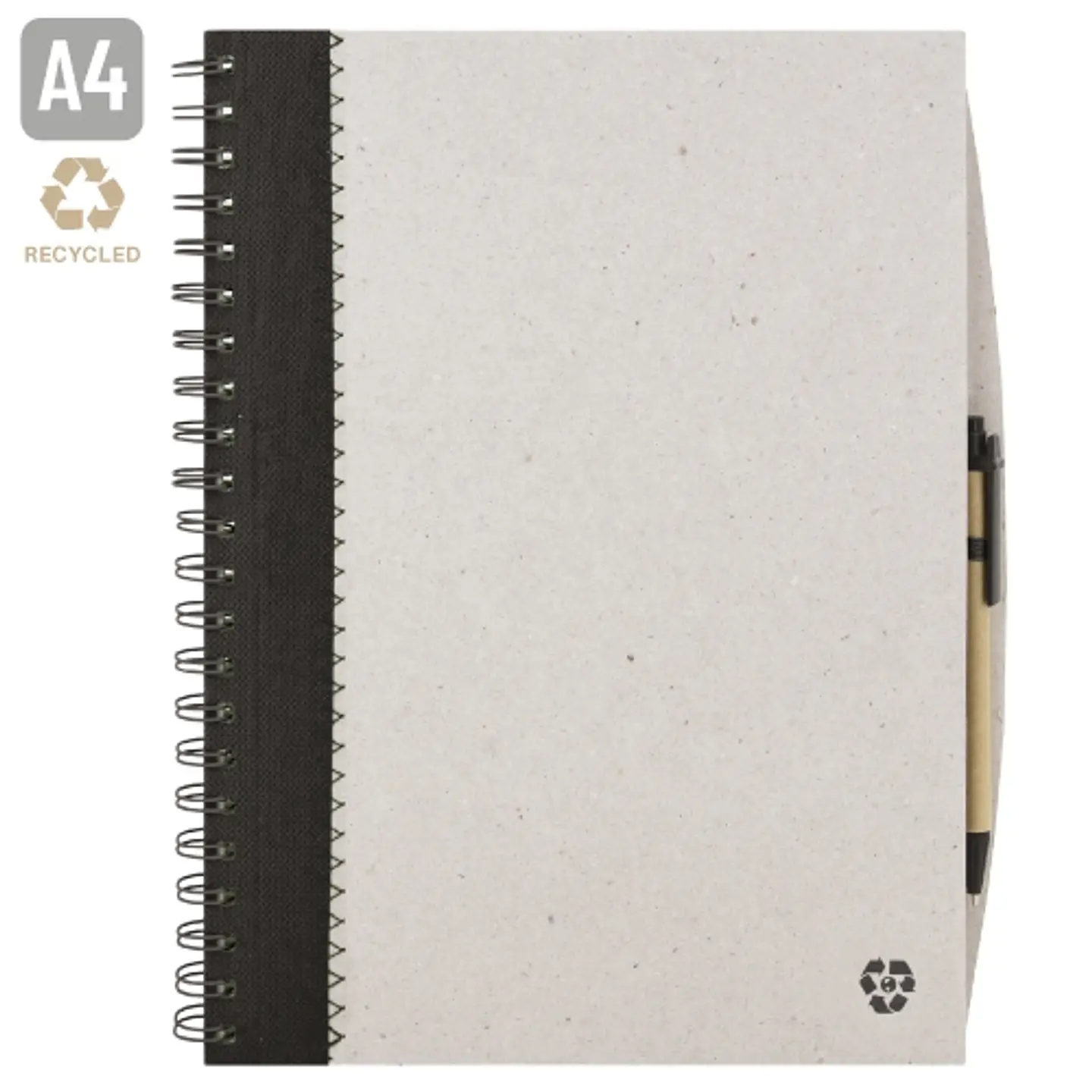 CADERNO A4 CARTAO RECICLADO 