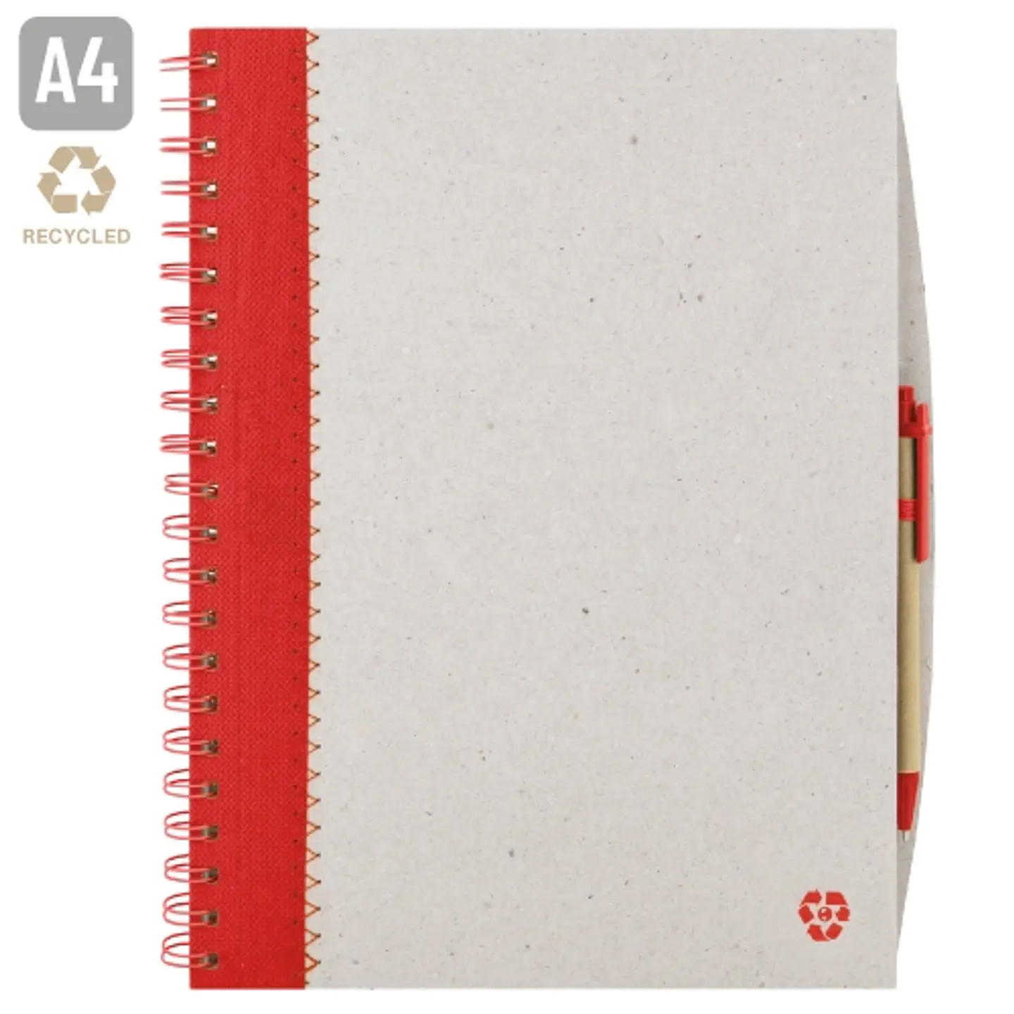 CADERNO A4 CARTAO RECICLADO 