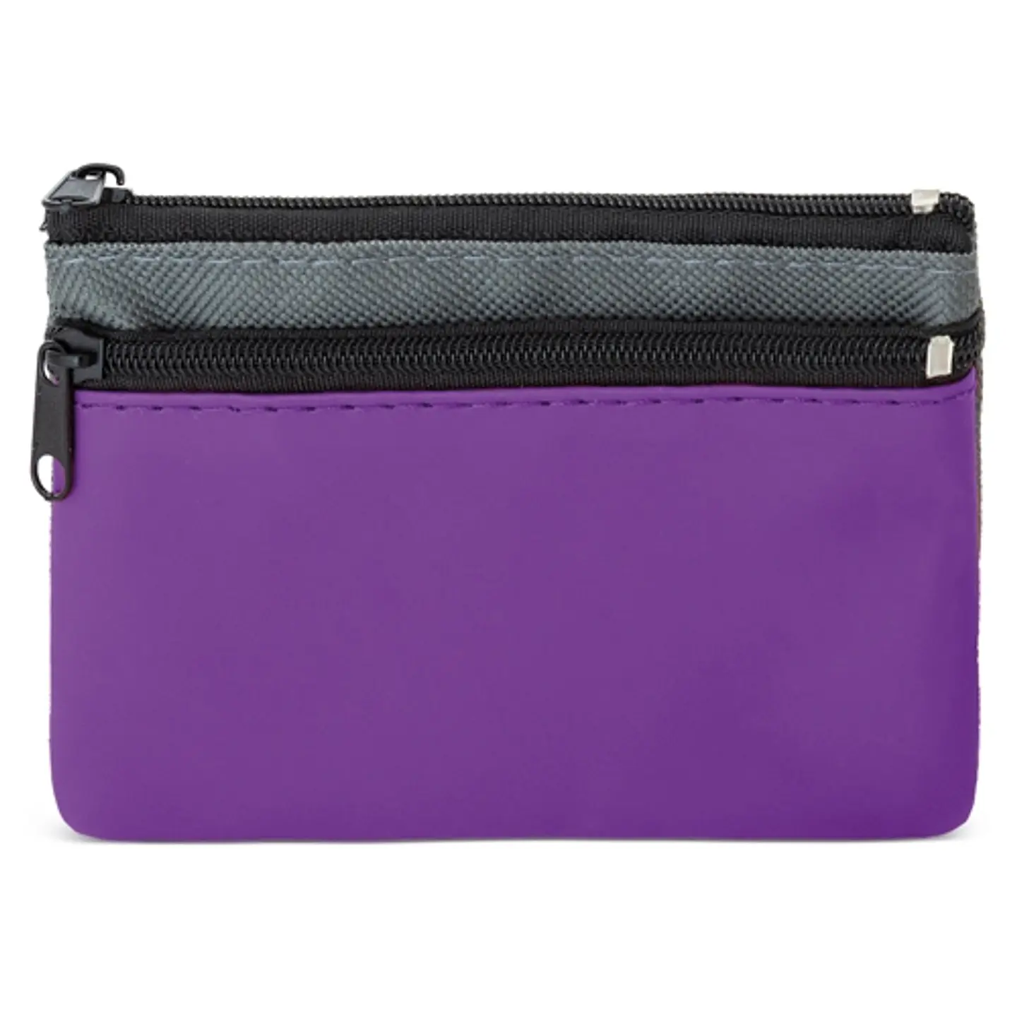 PORTA MOEDAS 2 ZIPPERS 