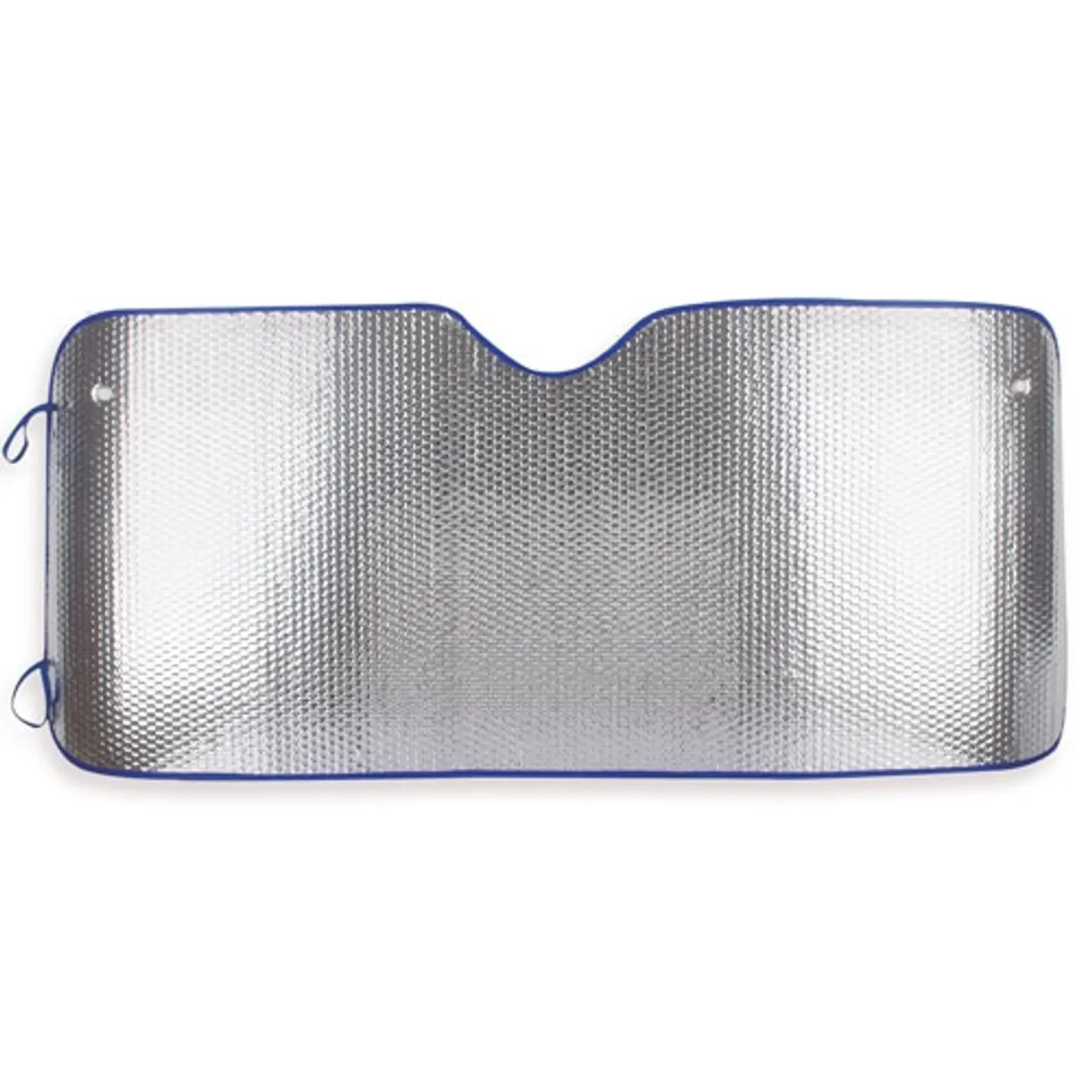 PARA-SOL METÁLICO PARA CARRO, DUPLA FACE REBORDO AZUL 1