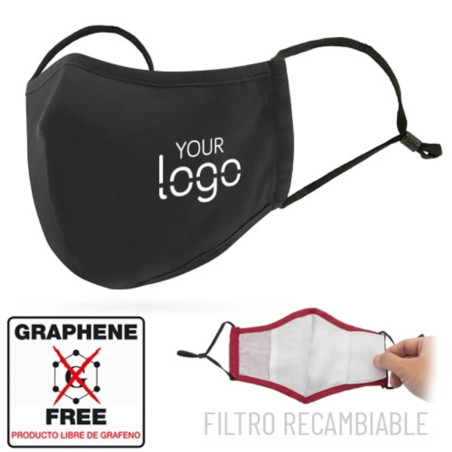 MASQUE COM GRANDE FILTRO REUTILIZÁVEL DE GRANDE CONFORTO 1