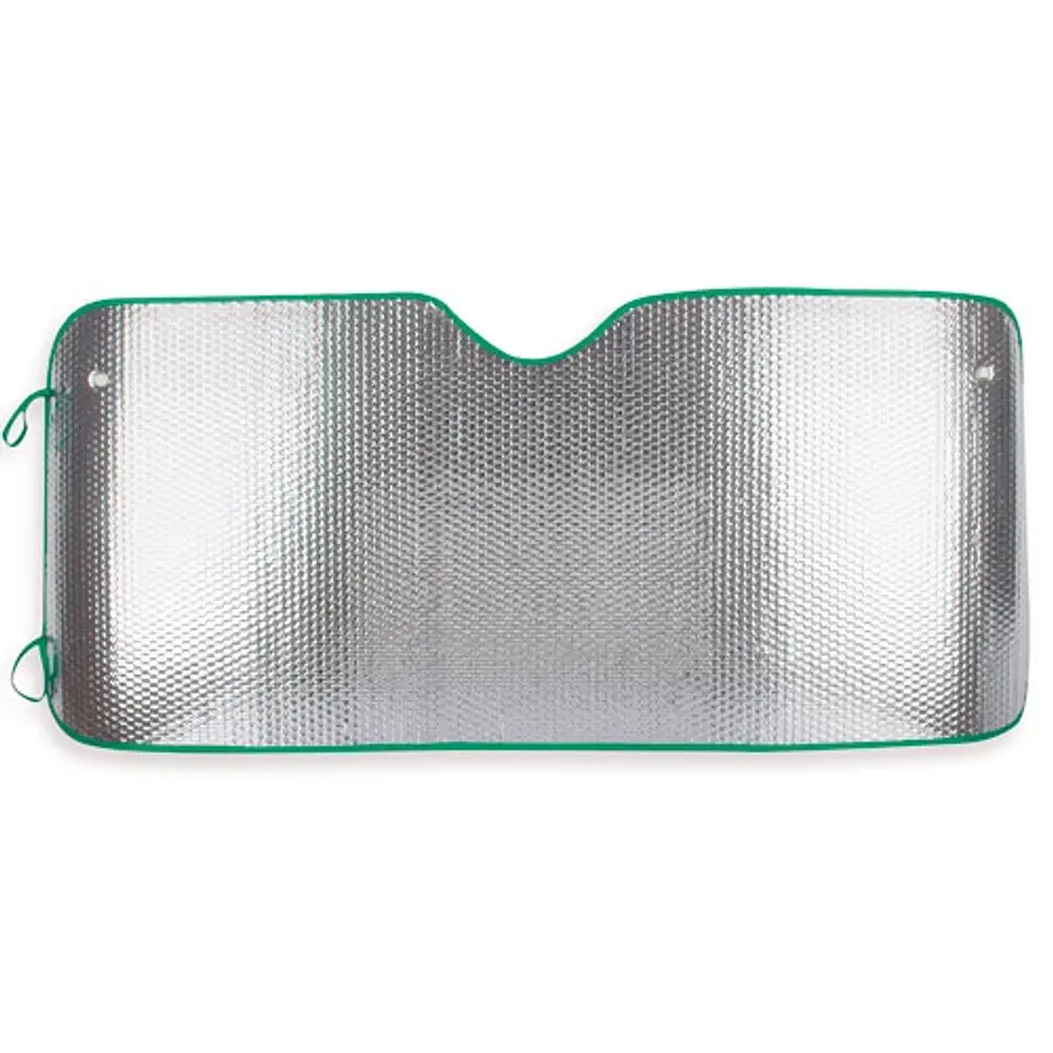 PARA-SOL METÁLICO PARA CARRO, DUPLA FACE REBORDO AZUL 4