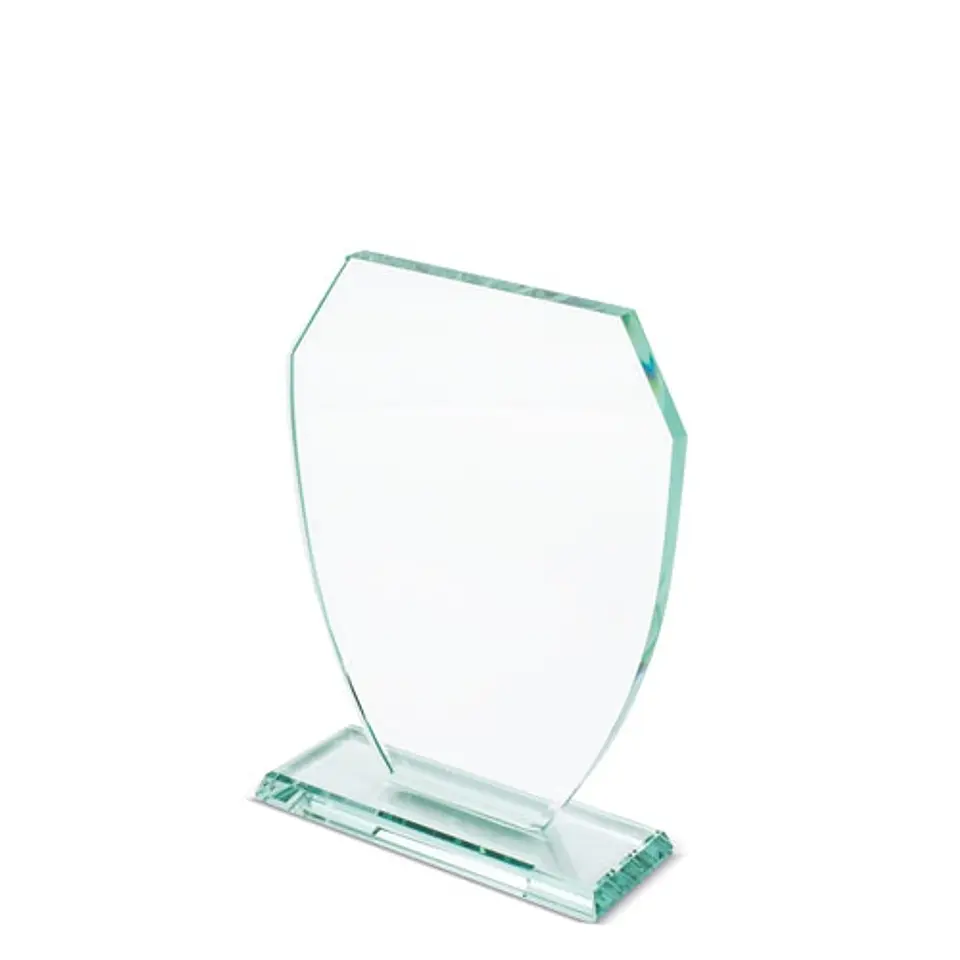 PLACA DE VIDRO COM BASE PEQUENA 