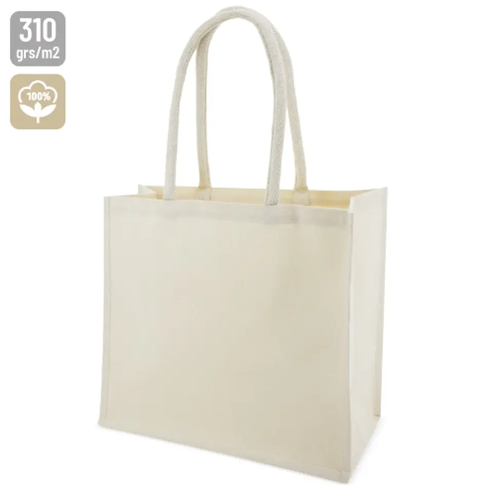 BOLSA EM ALGODÃO COM ALÇA CONFORTÁVEL 