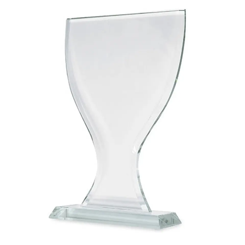 VIDRO TROFÉU FORMA “COPA” 1