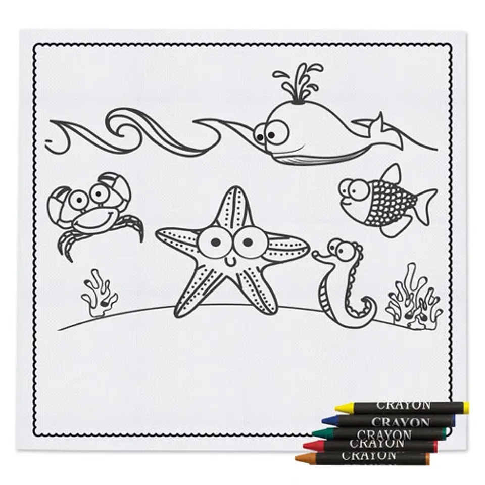 TOALHA DE MESA INFANTIL COM CERAS  