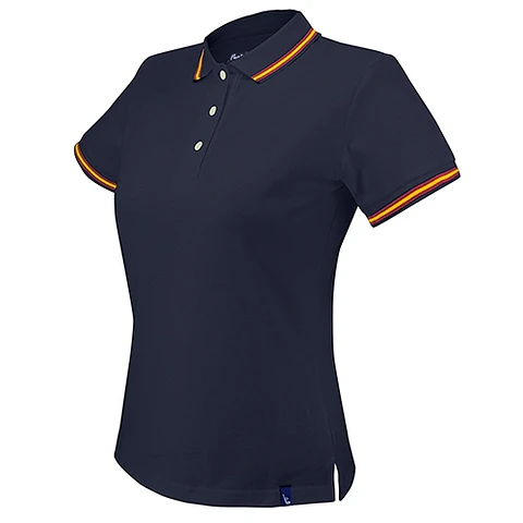 POLO BANDEIRA MULHER PIERRE DELONE "AZUR" — T-671