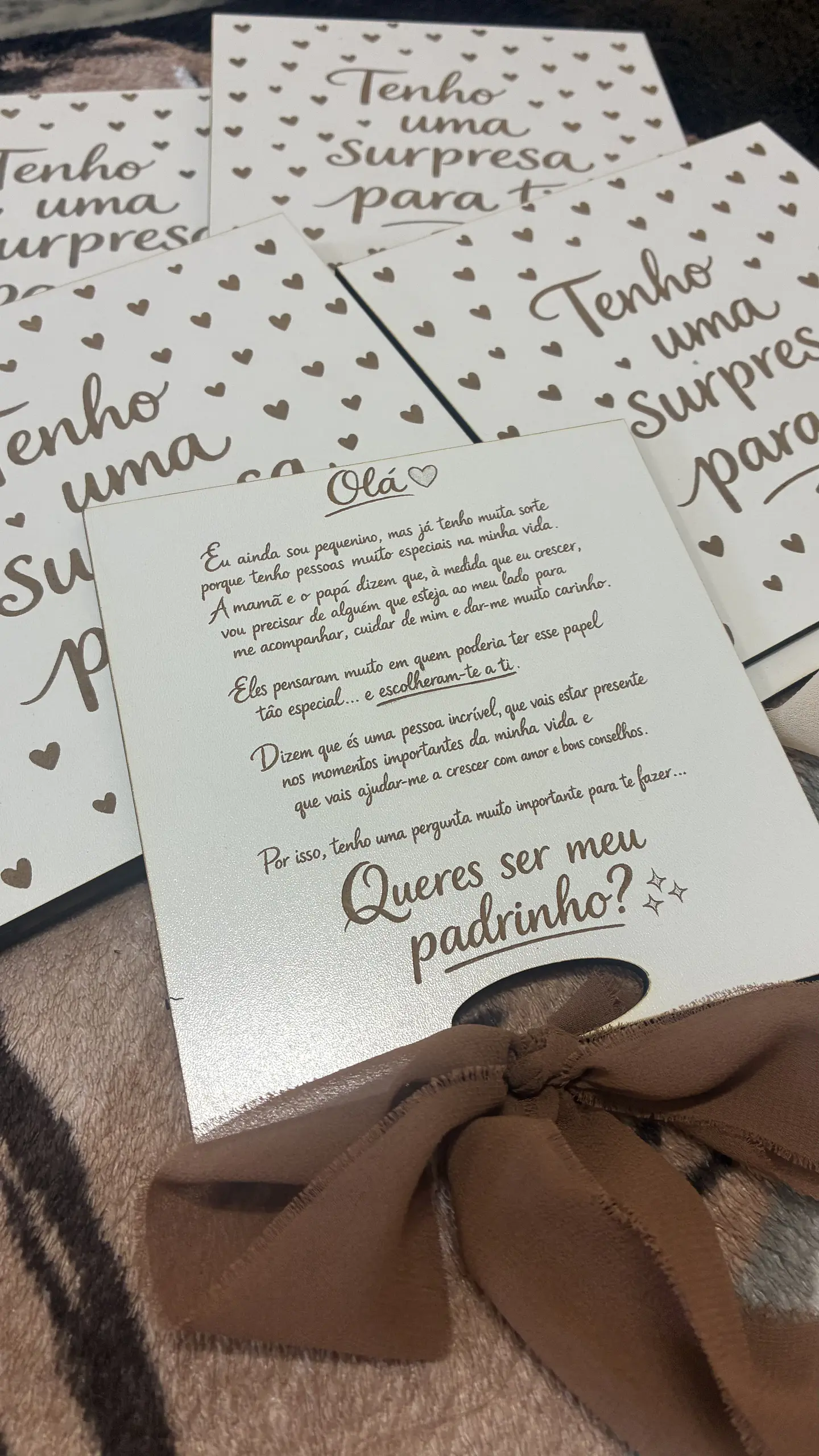 A pergunta mais especial merece uma surpresa à altura 💛 2