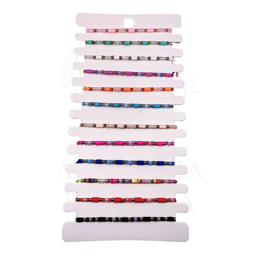 Pulseras de colores