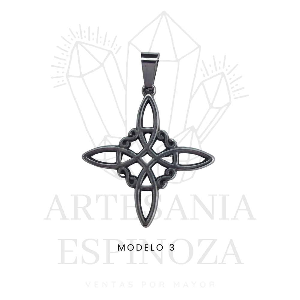 Colgantes Nudo de Bruja (set de 6 piezas)