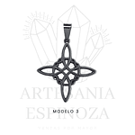 Colgantes Nudo de Bruja (set de 6 piezas)