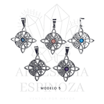 Colgantes Nudo de Bruja (set de 6 piezas)