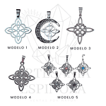 Colgantes Nudo de Bruja (set de 6 piezas)