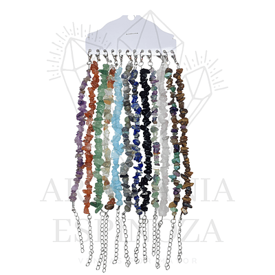 Pulseras de piedras (docena)