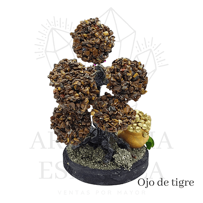 Arbolito comercial colores - ojo de tigre