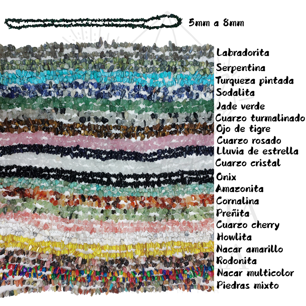 Piedra chip de 5mm a 8mm