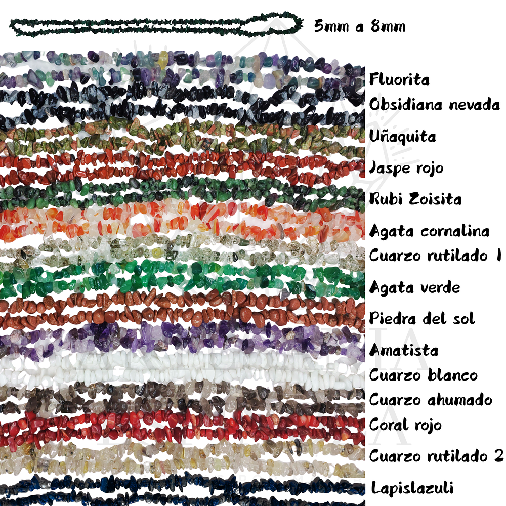Piedra chip de 5mm a 8mm