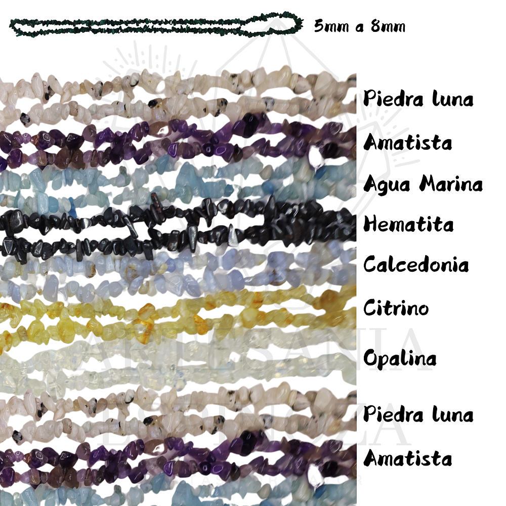 Piedra chip de 5mm a 8mm