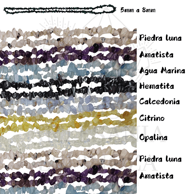 Piedra chip de 5mm a 8mm