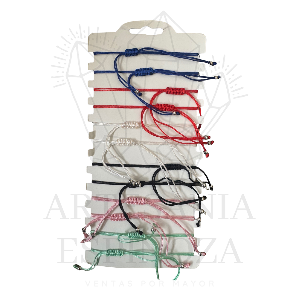 Pulsera/Tobillera de colores con concha