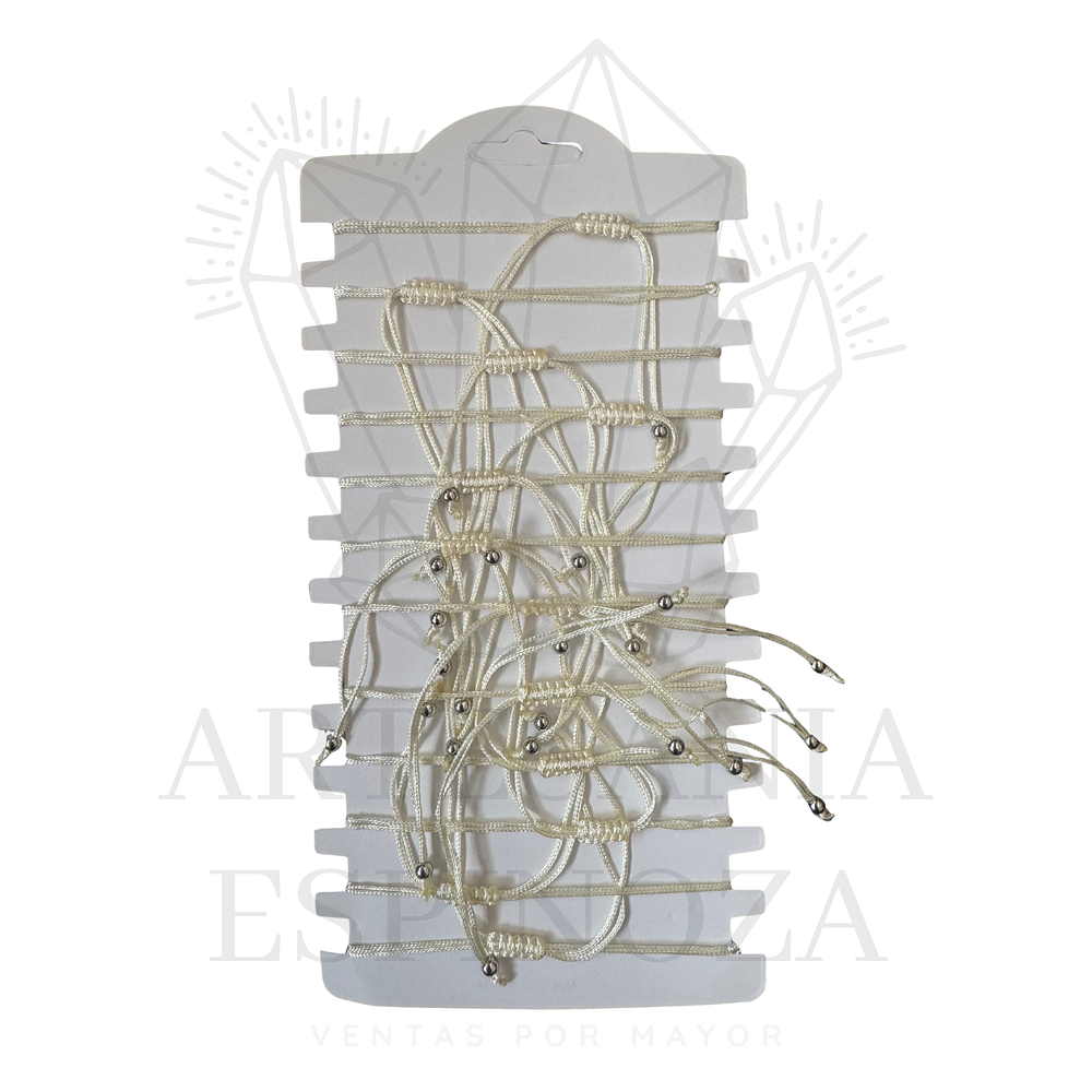 Pulsera/Tobillera conchas con estrellas de colores