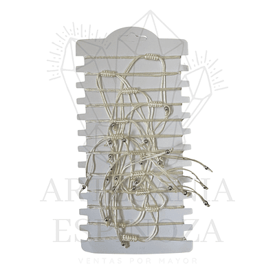 Pulsera/Tobillera conchas con estrellas de colores