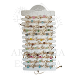 Pulsera/Tobillera estrellas con agatas