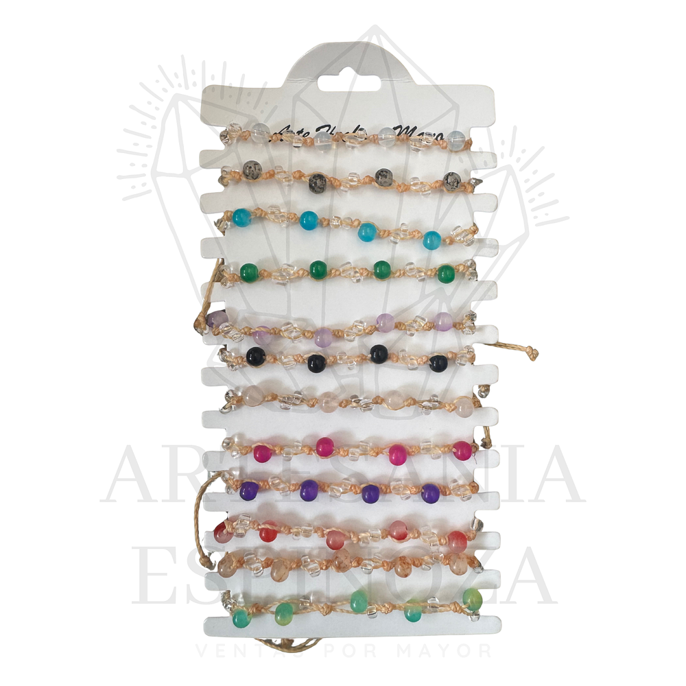 Pulsera/Tobillera de agatas