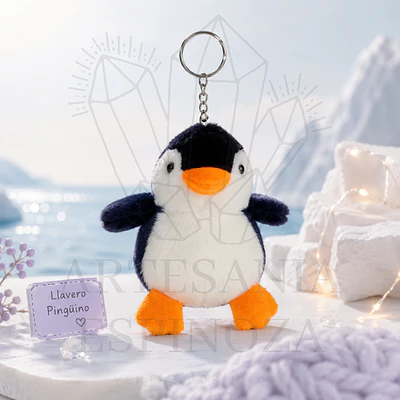 Llaveros de pinguinos
