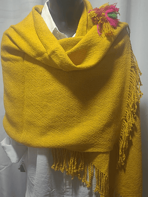 Chal lana de alpaca teñido quimico