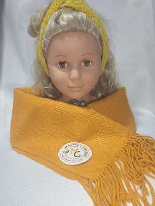 Set Bufanda y Cintillo 100% Alpaca