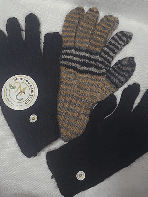 Guante medianos 100% alpaca