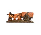 Tallado madera carreta yunta de bueyes pastor  - Miniatura 3