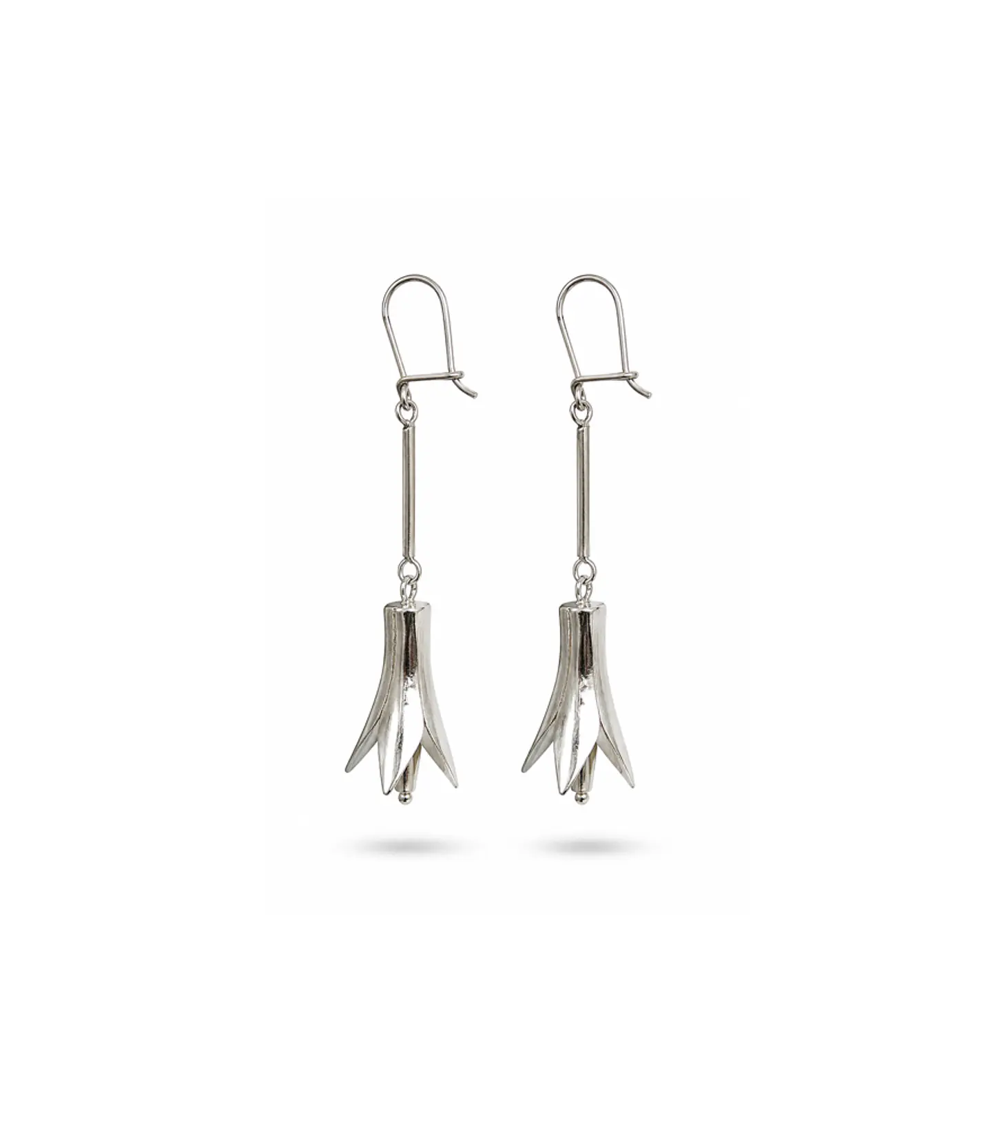 Aros copihue - Plata 950, hechos a mano 1