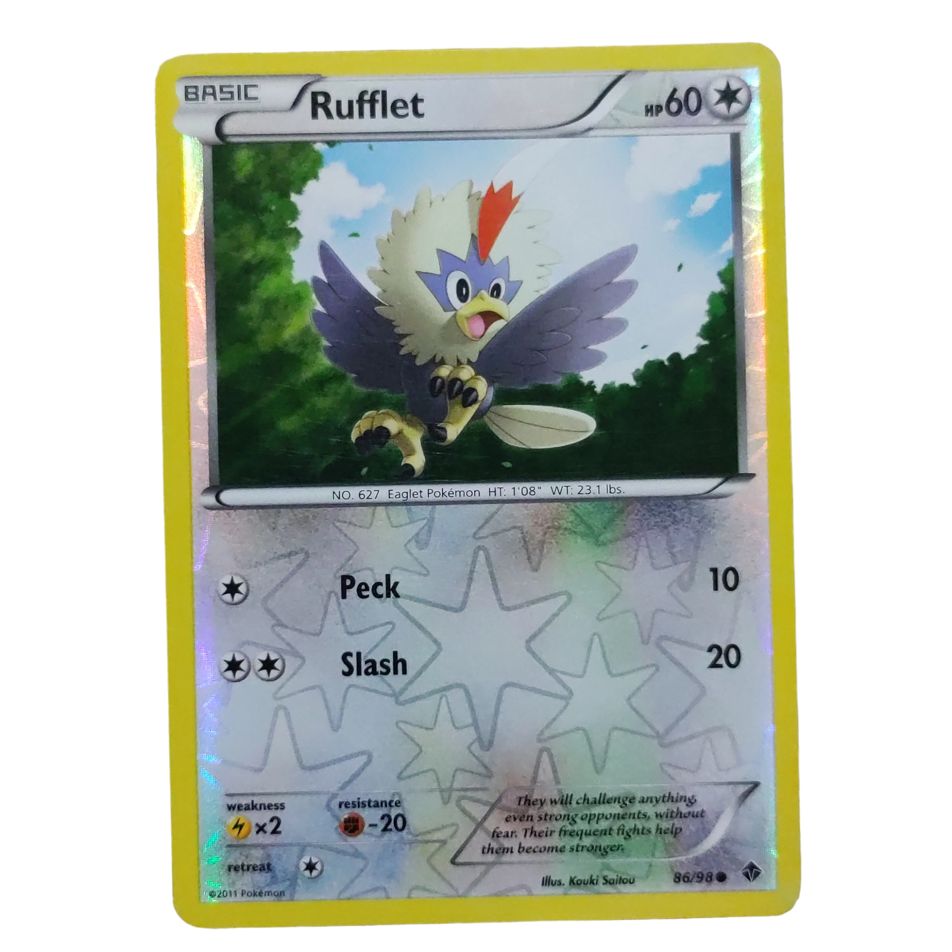 86/98 - Rufflet -Reverse Holo