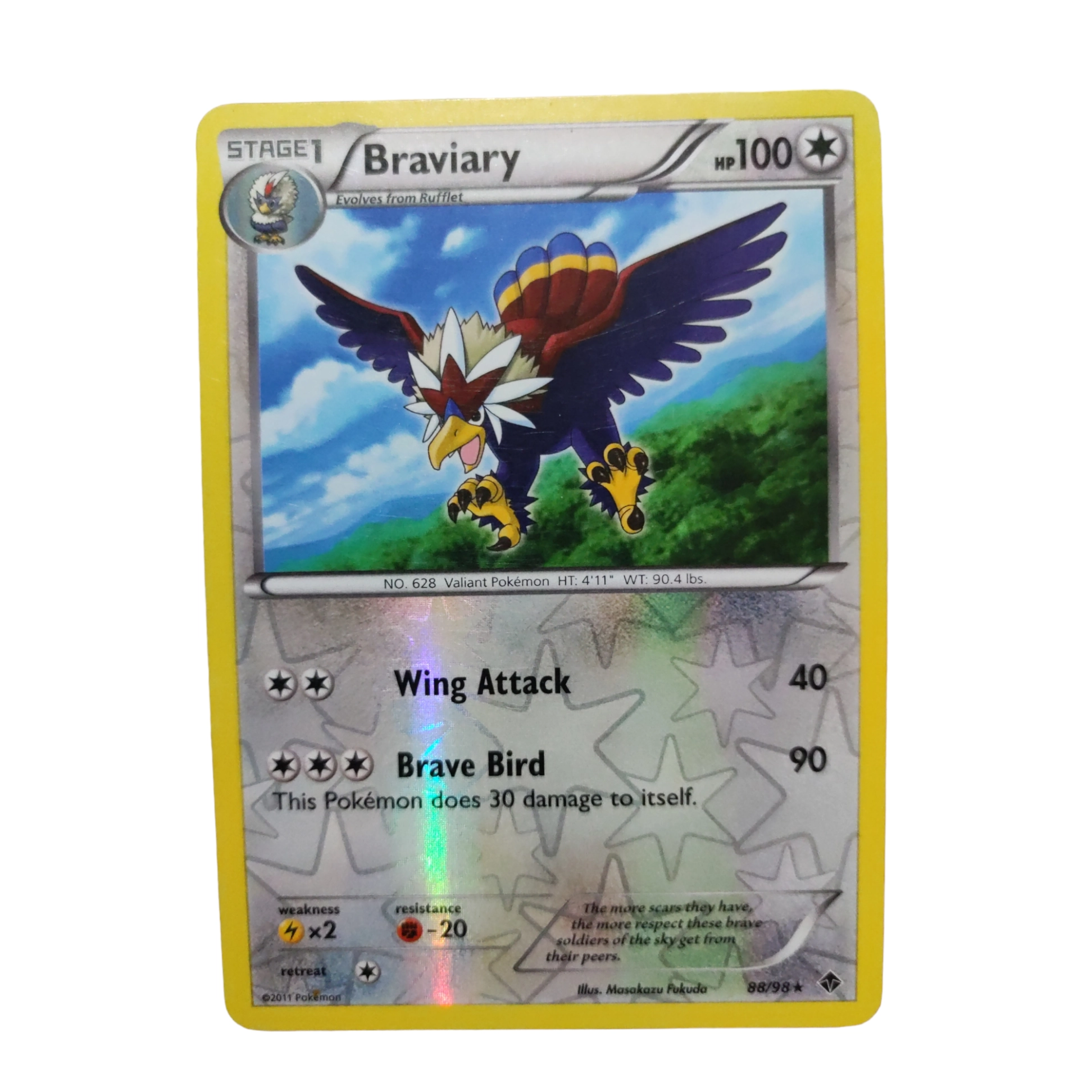 88/98 - Braviary -Reverse Holo