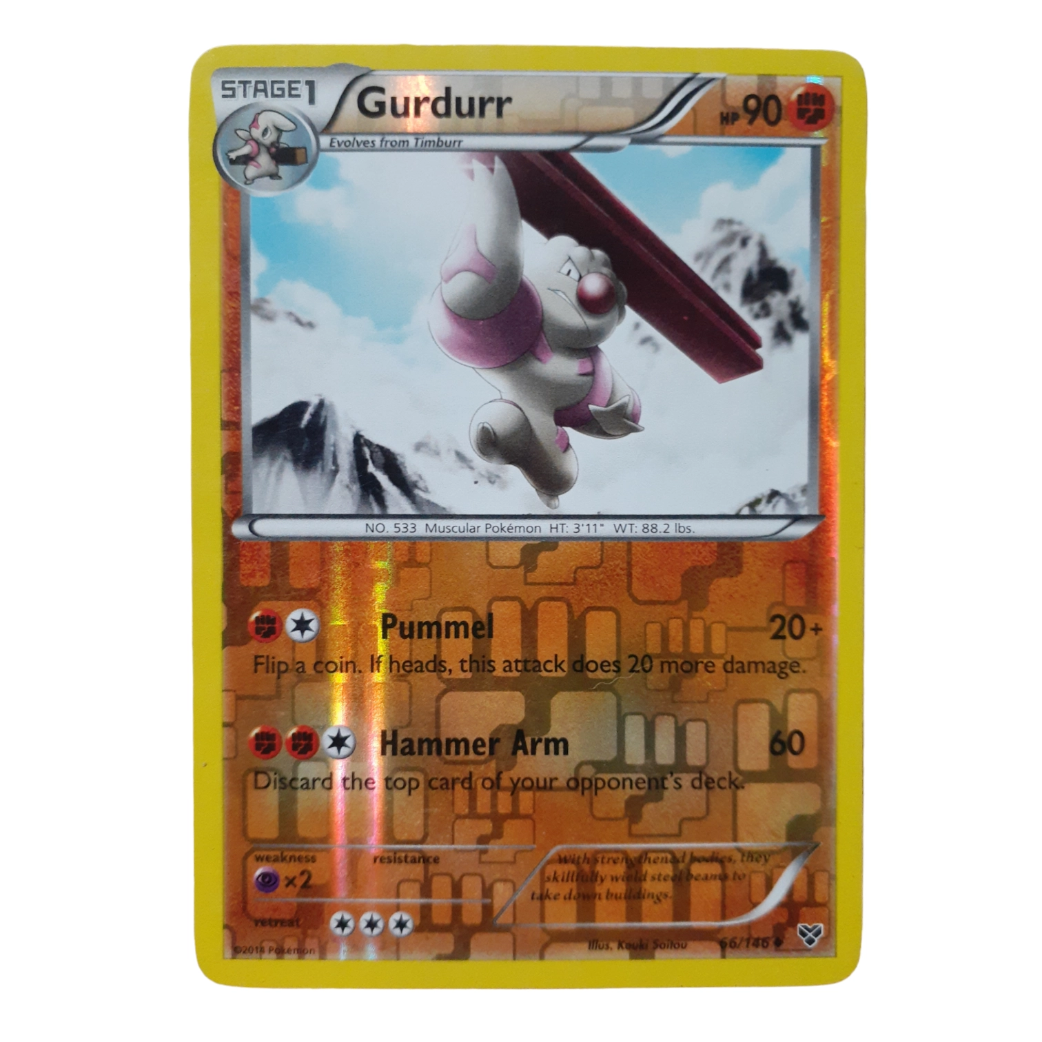 66/146 - Gurdurr -Reverse Holo