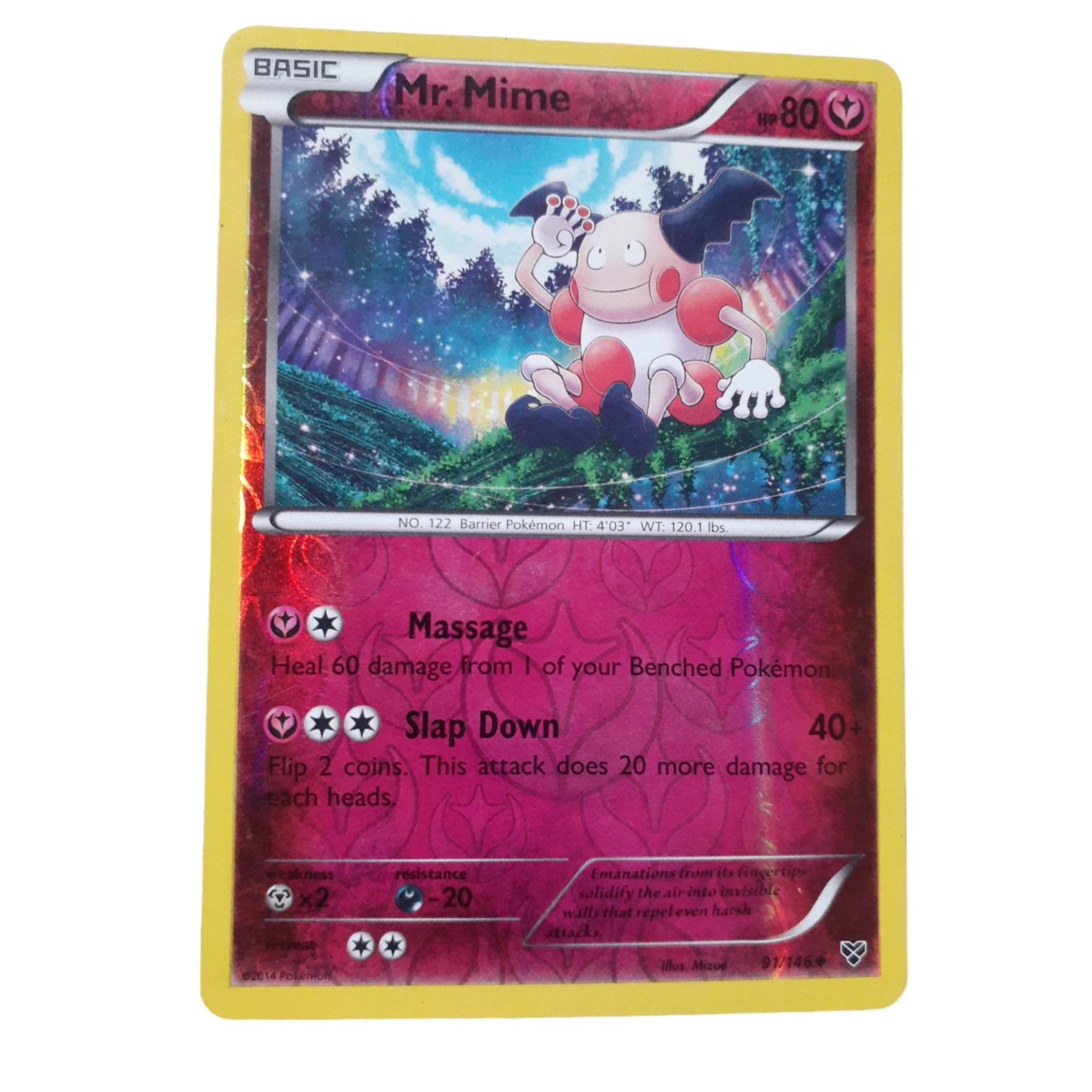 91/146 - Mr. Mime -Reverse Holo