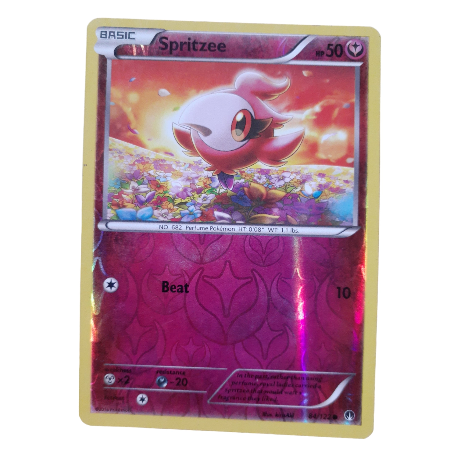 84/122 - Spritzee -Reverse Holo