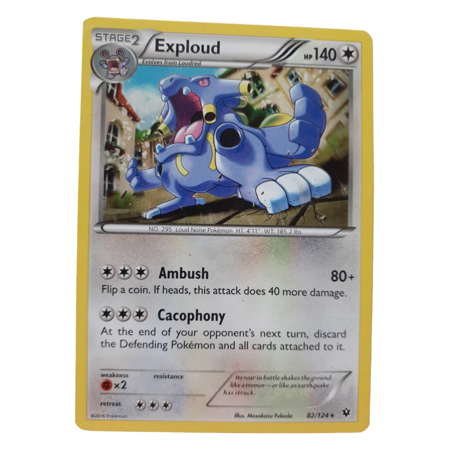 82/124 - Exploud -Reverse Holo