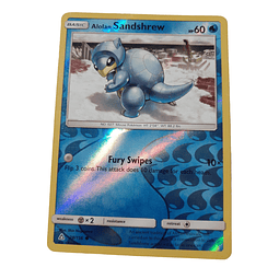 28/156 - Alolan Sandshrew -Reverse Holo